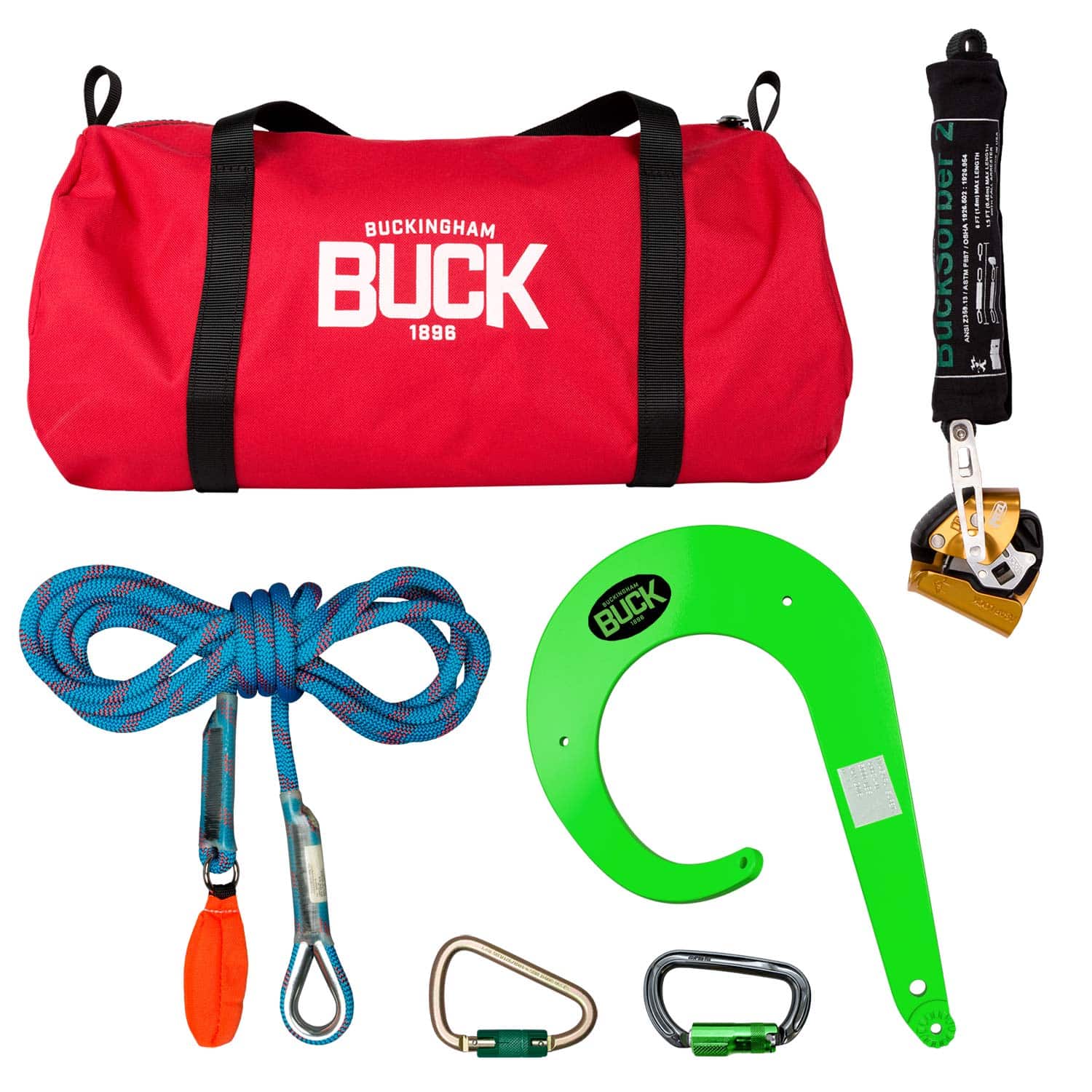 Bucket Truck Tool Bag with Locking Aerial Bucket Hooks Kit