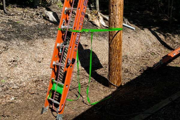 Ladder straps