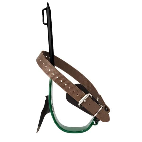 NARROW STIRRUP STEEL TREE CLIMBERS WITH FOOT STRAPS